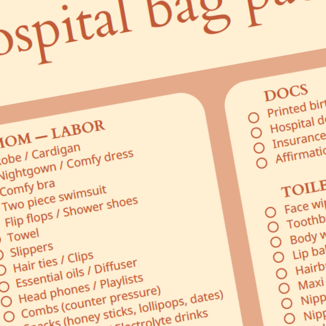 Delivery discount packing list